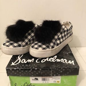 Black and White Sam Edelman Sneakers